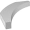 Ekena Millwork 3 1/2-in. W x 26-in. D x 32-in. H Thorton Architectural Grade PVC Knee Brace BRCP035X26X32THR - alternate 5